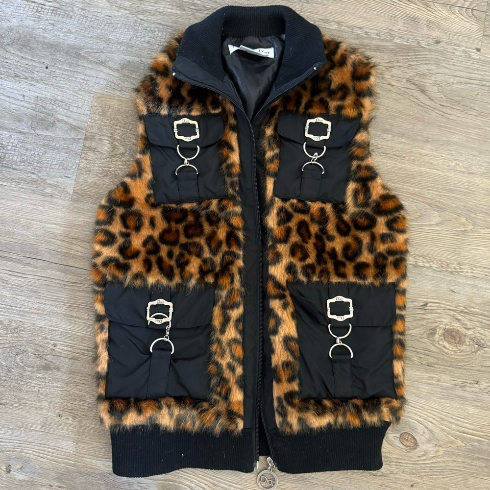 Vintage Dior fur vest